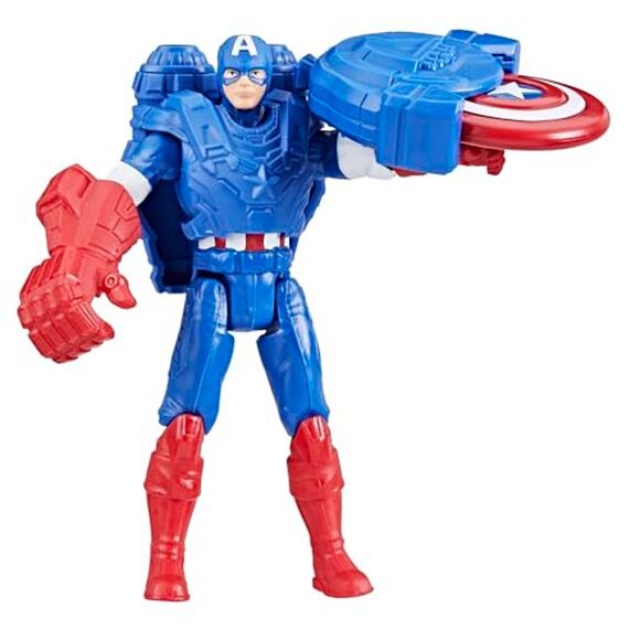 Hasbro Marvel Avengers Epic Hero Series Battle Gear 4 Captain America NWT - Picture 2 of 5